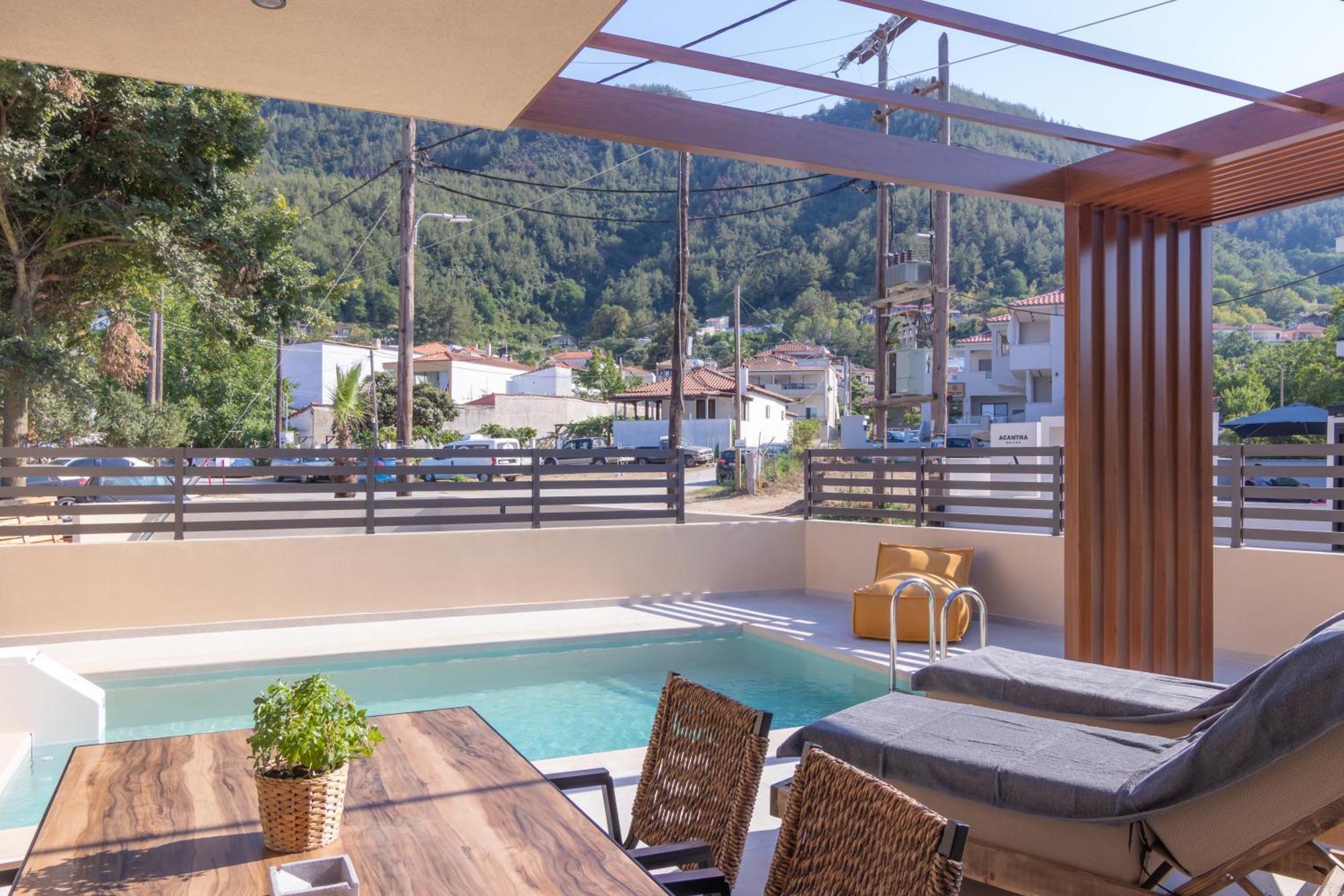 Ntinas Seaside Suites Скала Потамияс Екстериор снимка