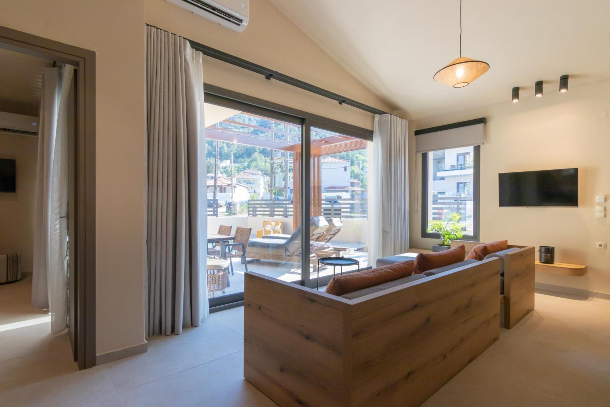 Ntinas Seaside Suites Скала Потамияс Екстериор снимка